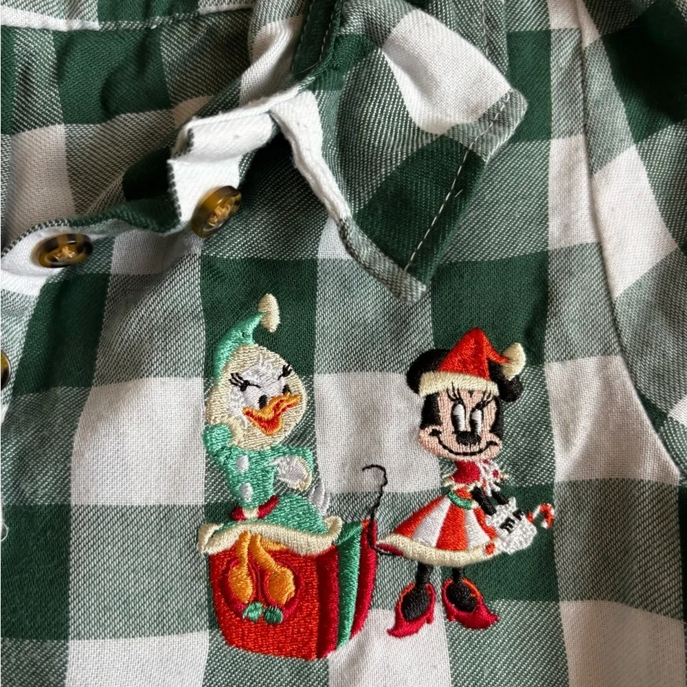 Minnie Mouse and Daisy Duck Festive Nightshirt For Kids Disney Size 7/8 Pajamas - Picture 5 of 6
